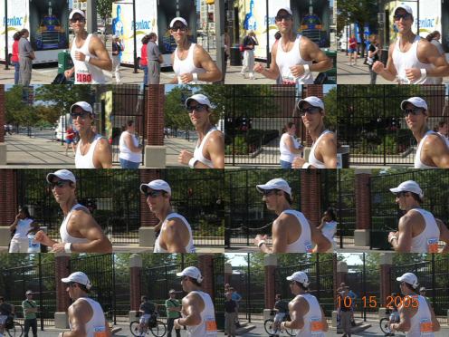 Baltimore Marathon - lots of Mike