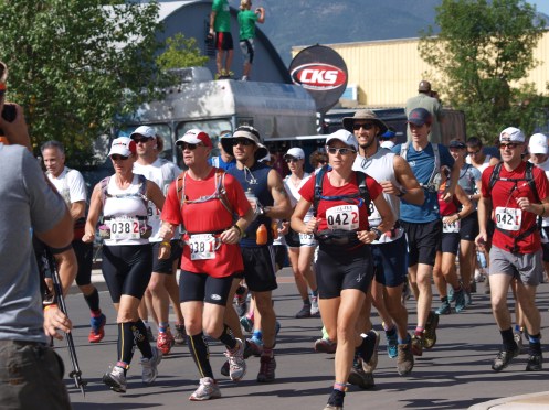 We're off, roughly 1 minute into 6 days of running