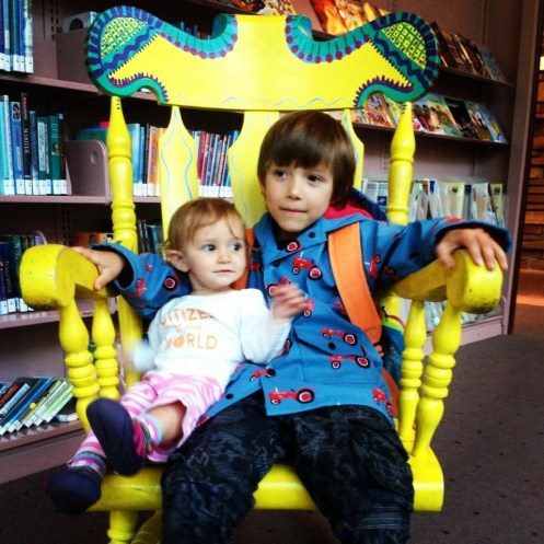 Snuggle buddies. I made these two (with a little help from Alison).  